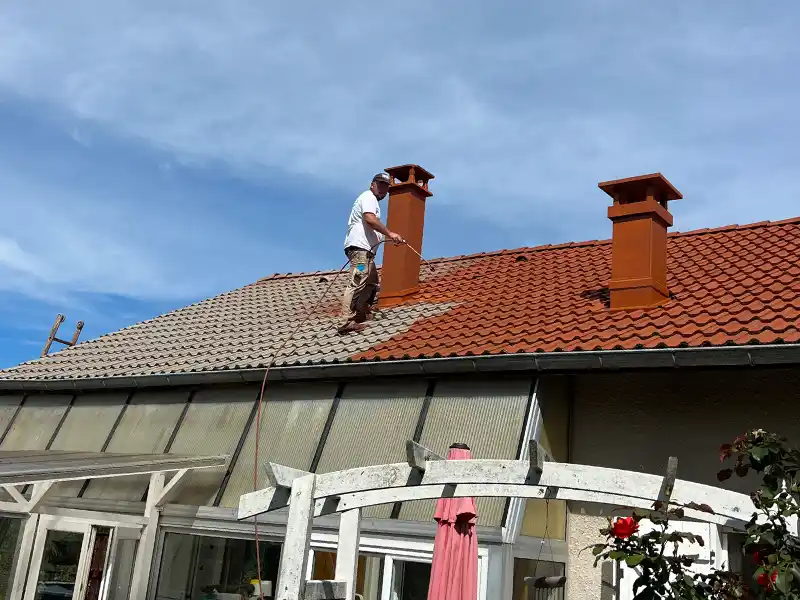 Peinture de toit près de Grenoble 3 - Deroussin Couvreur
