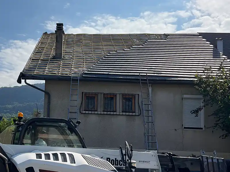 Réfection complète de toiture en Isère - 2
