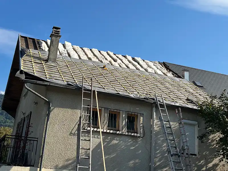 Réfection complète de toiture en Isère - 4